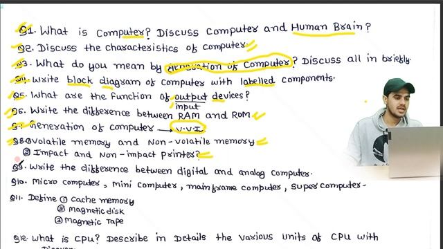 15 MOST IMPORTANT QUESTIONS❓ BCA 1st year Exam 2023 || Fundamentals of Computer #bca смотреть онлайн