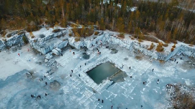 Карелия. Горный парк Рускеала смотреть онлайн