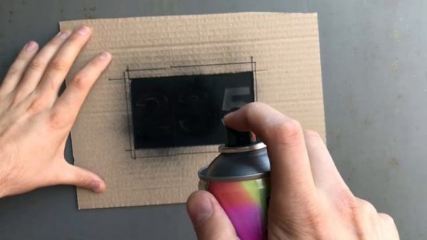 Трафарет цифр в деле [trafaret.xyz]