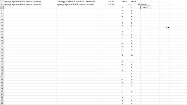 Excel - Two Excel Cells Look The Same Why Don't They Match - Episode 2511 смотреть онлайн