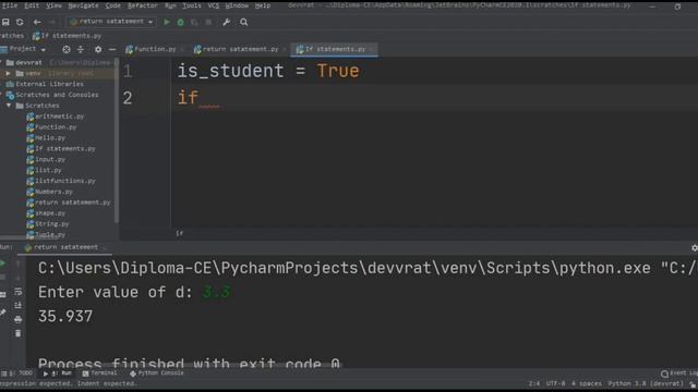 1.4.0 If statements in python programming Hindi I Python Programming for beginners смотреть онлайн