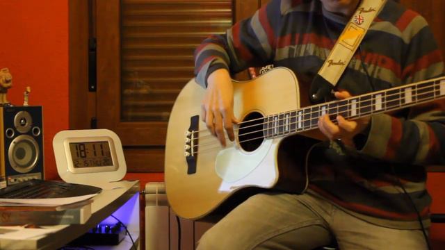 Queen "KILLER QUEEN" bass cover with Fender Kingman SCE смотреть онлайн