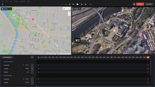 Google Earth Studio - Camera Target & Multi-View смотреть онлайн