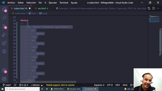 ?Contenedores y rejillas en Bootstrap 5 (Mi primer página Web?) смотреть онлайн