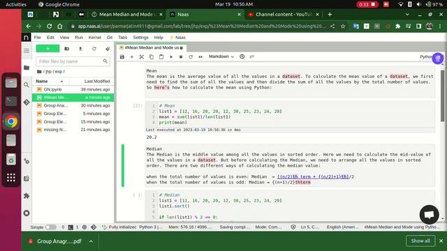 #Mean Median and Mode using Python# смотреть онлайн