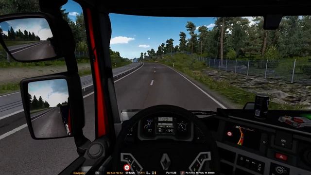 ETS2 Renault T 460 Umeå - Luleå смотреть онлайн