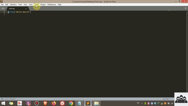 Run python from Sublime Text смотреть онлайн