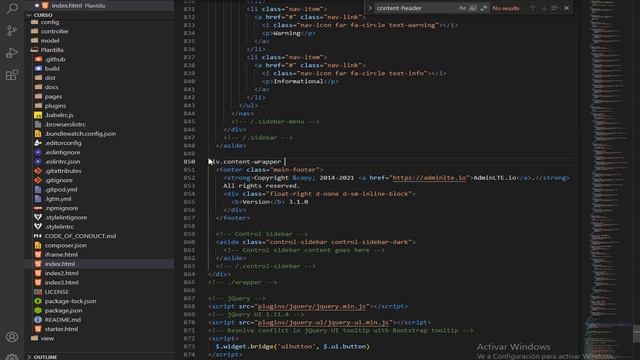 Plantilla open source Adminlte para desarrollo en php parte 1 смотреть онлайн