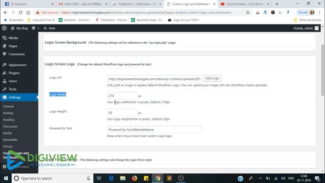 How to Setup Logo & custom Login Page in Wordpress using смотреть онлайн