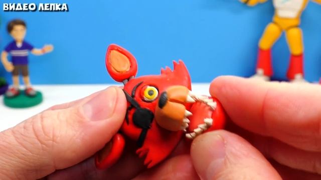 Глэмрок Фокси и Сломанный Монти ФНАФ 9 ► FNAF Security Breach | Видео Лепка