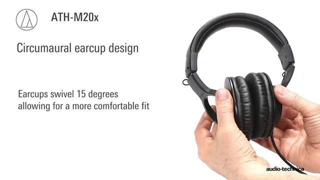 Intro to Audio Technica ATH-M20X Professional Studio Monitor Black Headphones смотреть онлайн