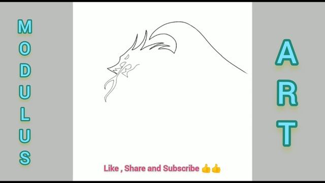 Drawing Cool Tribal "dragon tattoo " in 1 minute || tattoo drawing || смотреть онлайн
