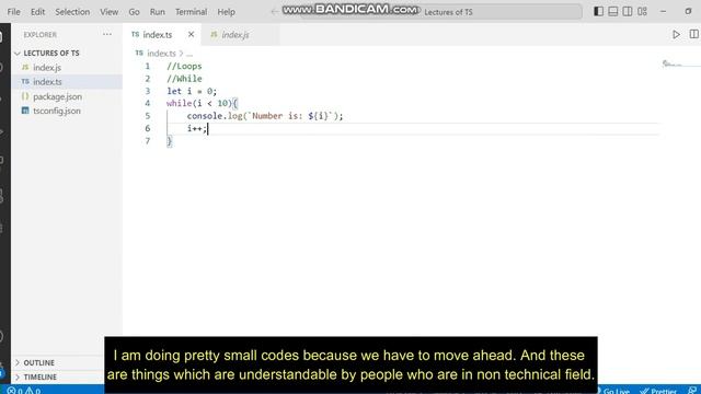 While, Do-while, and For loop in Typescript | Loops in Typescript смотреть онлайн