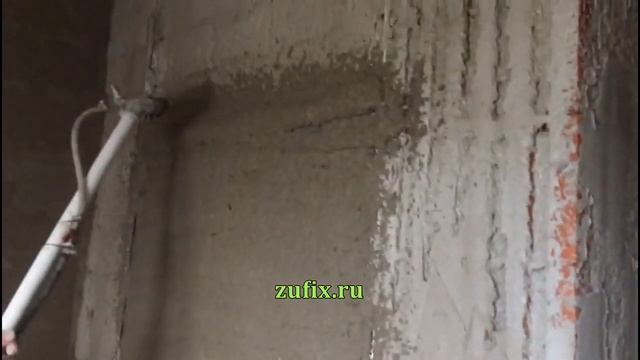 Работа штукатурной станции Zufix RK 2