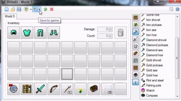Minecraft Save Editor  tutorial