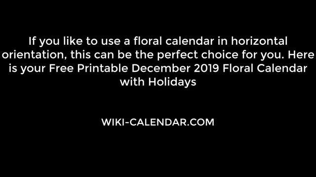 Free Printable December 2019 Calendar - Wiki-Calendar.Com смотреть онлайн
