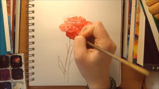 Как нарисовать гвоздику смотреть онлайн