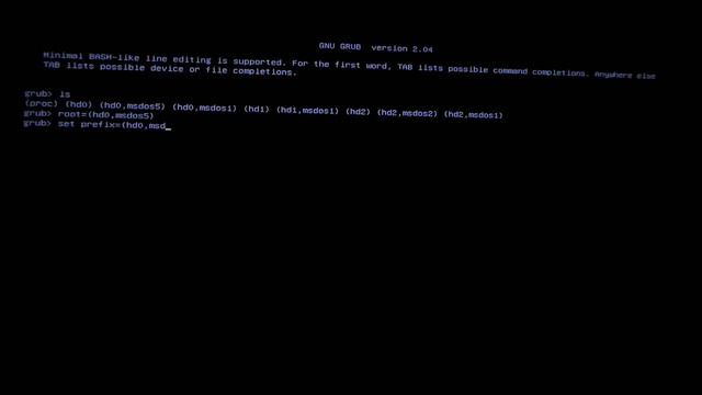 Minimal BASH like line editing is supported GRUB Error - ubuntu Linux fix смотреть онлайн