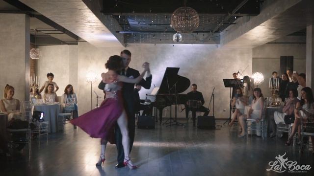 Д.Рыжов, В.Кривцова. Аргентинское танго шоу. WhiteSnow party La Boca смотреть онлайн
