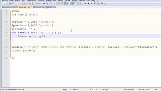 Guardar las opciones de un checkbox en el MySQL ? Manejo de checkbox en PHP [ 02 de 03 ] смотреть онлайн