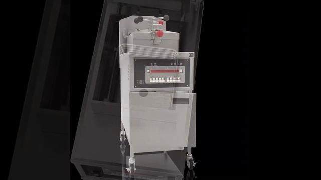 CNIX 25L broasted chicken pressure frying machine automatical control смотреть онлайн