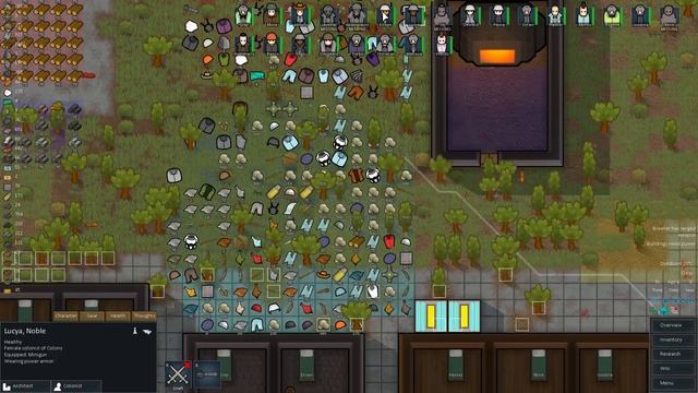 Rimworld Alpha 8 Modded, Shipwrecked Ep42, Power armor. смотреть онлайн