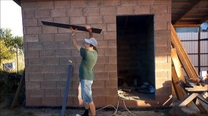 Подшивка односкатной крыши