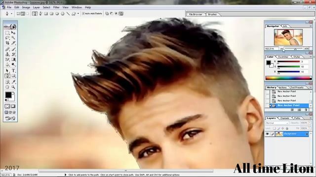 How to make a Adobe Photoshop 7.0 Background change (Bangla) смотреть онлайн