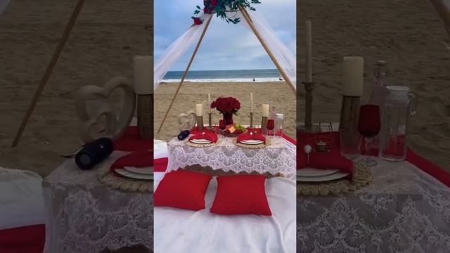Beach date / how to set up a date on the beach / by Moon Flower Design смотреть онлайн