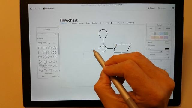 Create a draw.io diagram in Quip quickly on a Surface Pro смотреть онлайн