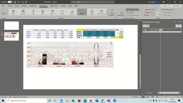 How to Link and Embed data into Microsoft PowerPoint using paste special and insert object. смотреть онлайн