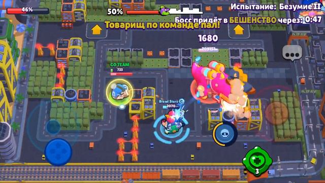 ПРОШЁЛ НОВЫЙ РЕЖИМ РАЗГРОМ СУПЕРСИТИ В BRAWL STARS С БРАТОМ И ПОДПИСЧИКОМ! смотреть онлайн