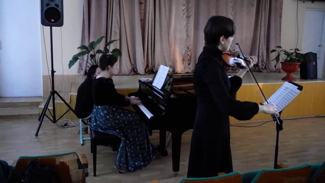 Брамс. Соната для скрипки та ф-но №2. Ксенія Мороз, Аліна Романова