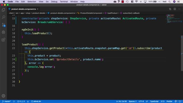 127 Using the breadcrumb service смотреть онлайн