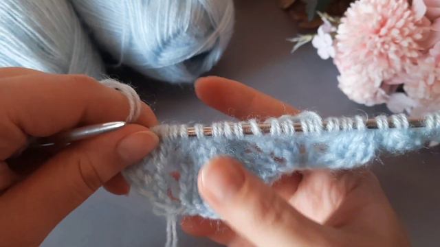 🙋♀️Ажурный узор для пуловера, топа, кардигана спицами. смотреть онлайн