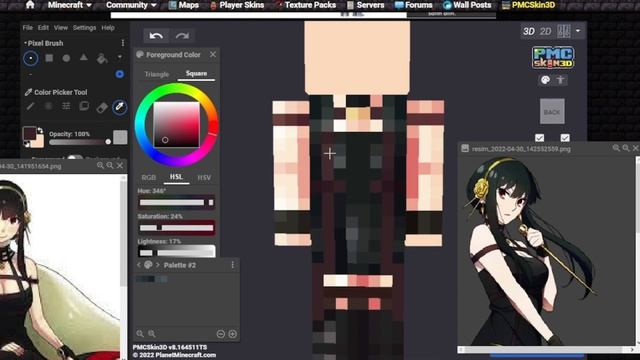 Yor Forger (SPYxFAMILY) | Minecraft Speed Skin смотреть онлайн