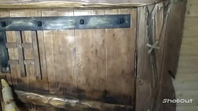 Русская баня. Отделка бани внутри. Дверь в парилку. смотреть онлайн