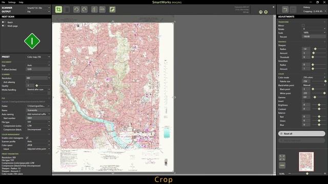 SmartWorks Imaging: How to crop and deskew your large format scan - Colortrac смотреть онлайн