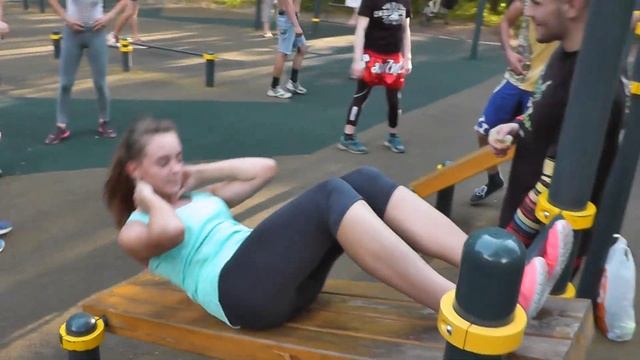 Летние тренировки федерации миксфайта в Ботаническом саду. смотреть онлайн