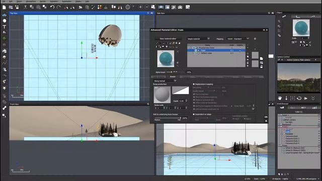 VUE: Lake view painting scene project (part 7) смотреть онлайн