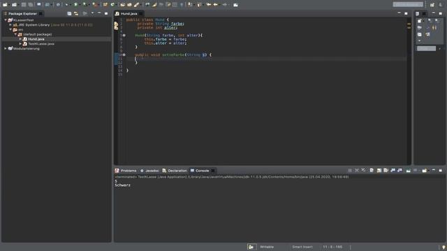 [Tutorial] Getter und Setter in Java - Java programmieren in 2020 смотреть онлайн