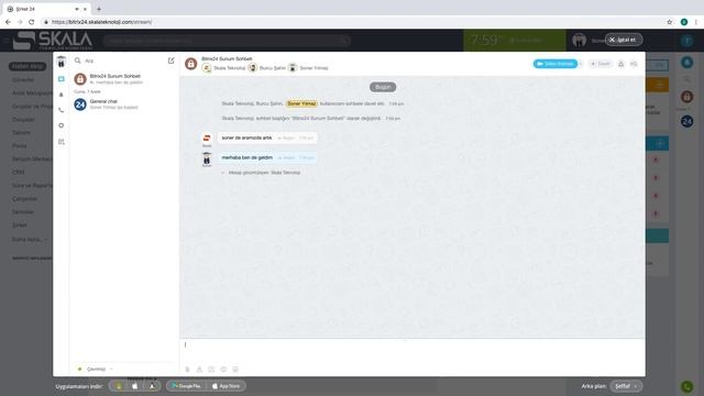 Bitrix24 Kurum İçi İletişim Araçları - Internal Communication Tools in Bitrix24 (Turkish) смотреть онлайн