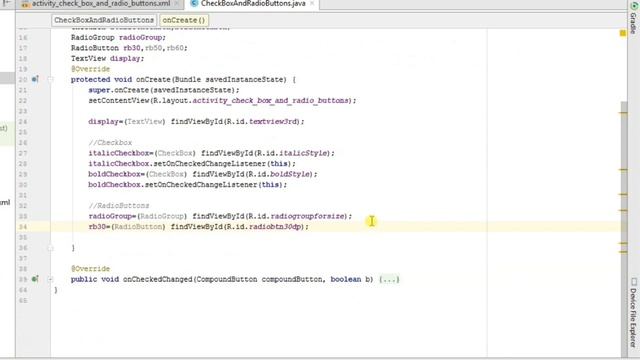22 How to use RadioButton and Change TextSize | Android App Development Series | HINDI | HD смотреть онлайн