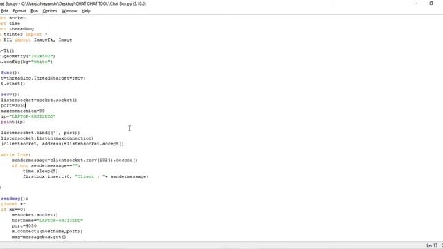 CHAT GUI BOX FOR CHATTING | USING PYTHON смотреть онлайн