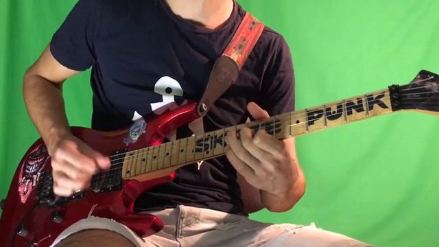 Рифф в стиле скейт-панк. Гитарный рифф