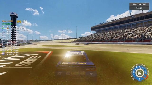 Тест игры NASCAR Heat 3 на AMD Ryzen 5 1600+GTX 1060 6G смотреть онлайн