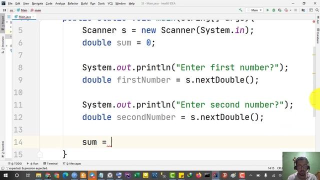 45) Learn Java with Dagmawi-Abate; Example: Sum Of Two Numbers Using Scanner & JOptionPane; Amharic смотреть онлайн