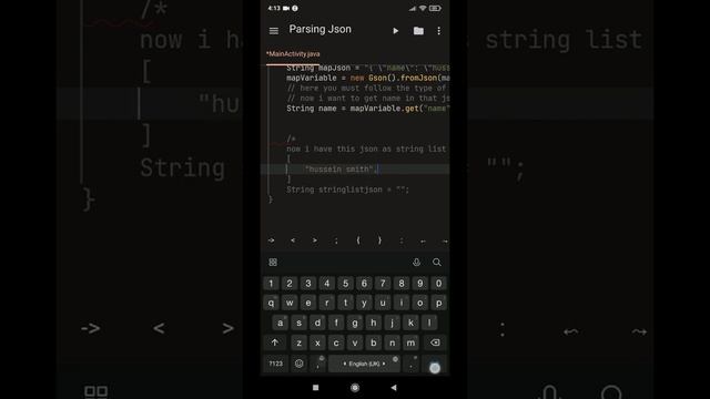 Parsing Json in CodeAssist with Gson library || قراءة مكونات json في كود اسيست بمكتبة Gson смотреть онлайн