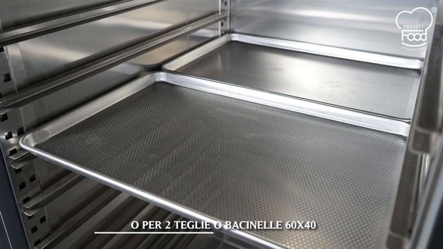 PFE800TN - Armadio refrigerato ventilato 737lt temp. da -2°C a +8°C, 10 coppie guide teglie 60×80 смотреть онлайн