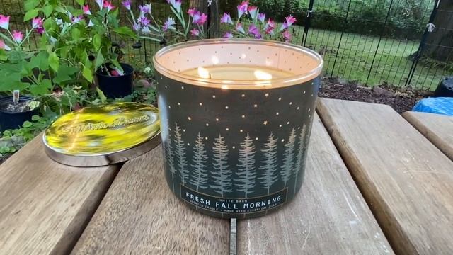 Bath & Body Works NEW Fresh Fall Morning Candle Review! смотреть онлайн